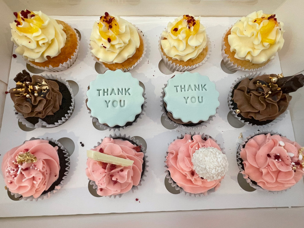 Thank You- Mixed cupcake box