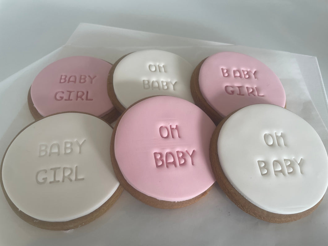 Baby Girl Cookie Box