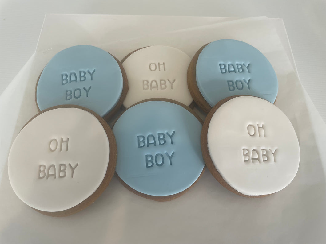 Baby Boy Cookie Box