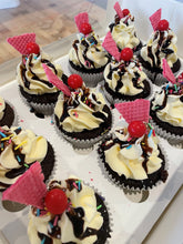 Load image into Gallery viewer, Ice-cream Sundae Cupcakes
