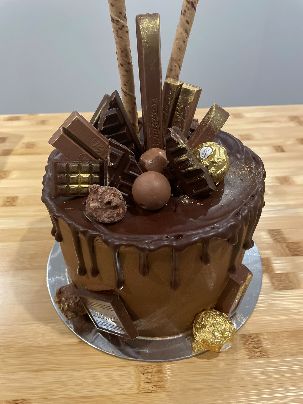 Loaded Chocolate cake for all chocolate lovers. Get at Cake Haven Silverstream Upper Hutt