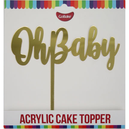 Oh Baby- Gold Topper