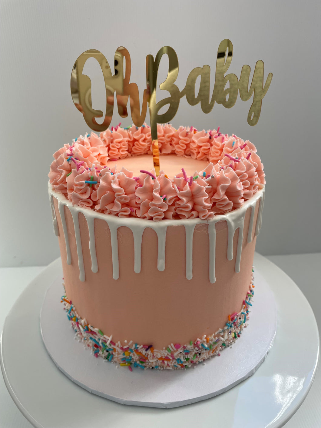 OH Baby cake - Comes with topper