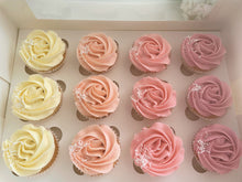 Load image into Gallery viewer, Beautiful pink ombre cupcakes - what a stunning gift
